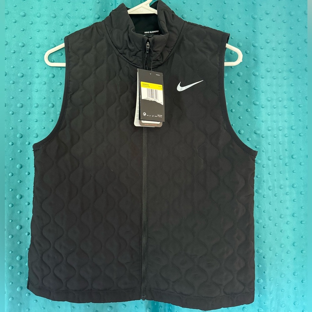 Nike AeroLayer Black Running Vest S NWT